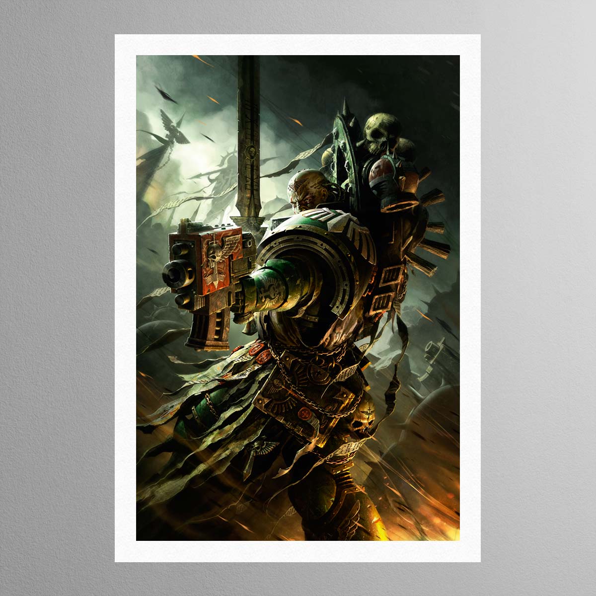 A Dark Angels Veteran Art - Image 3