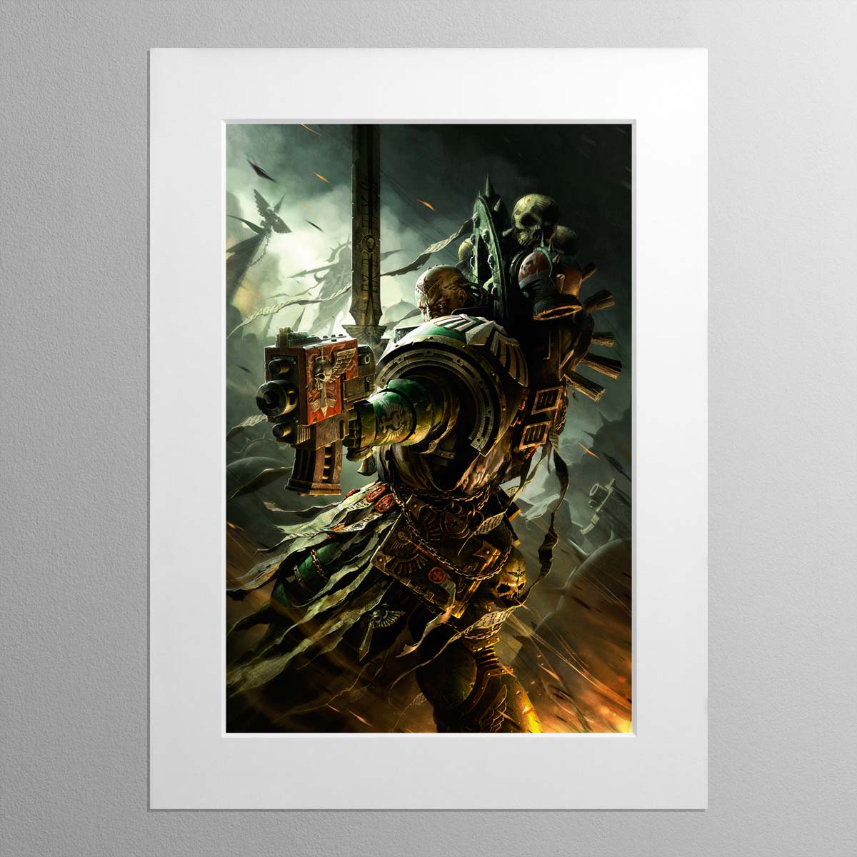 A Dark Angels Veteran Art - Image 4