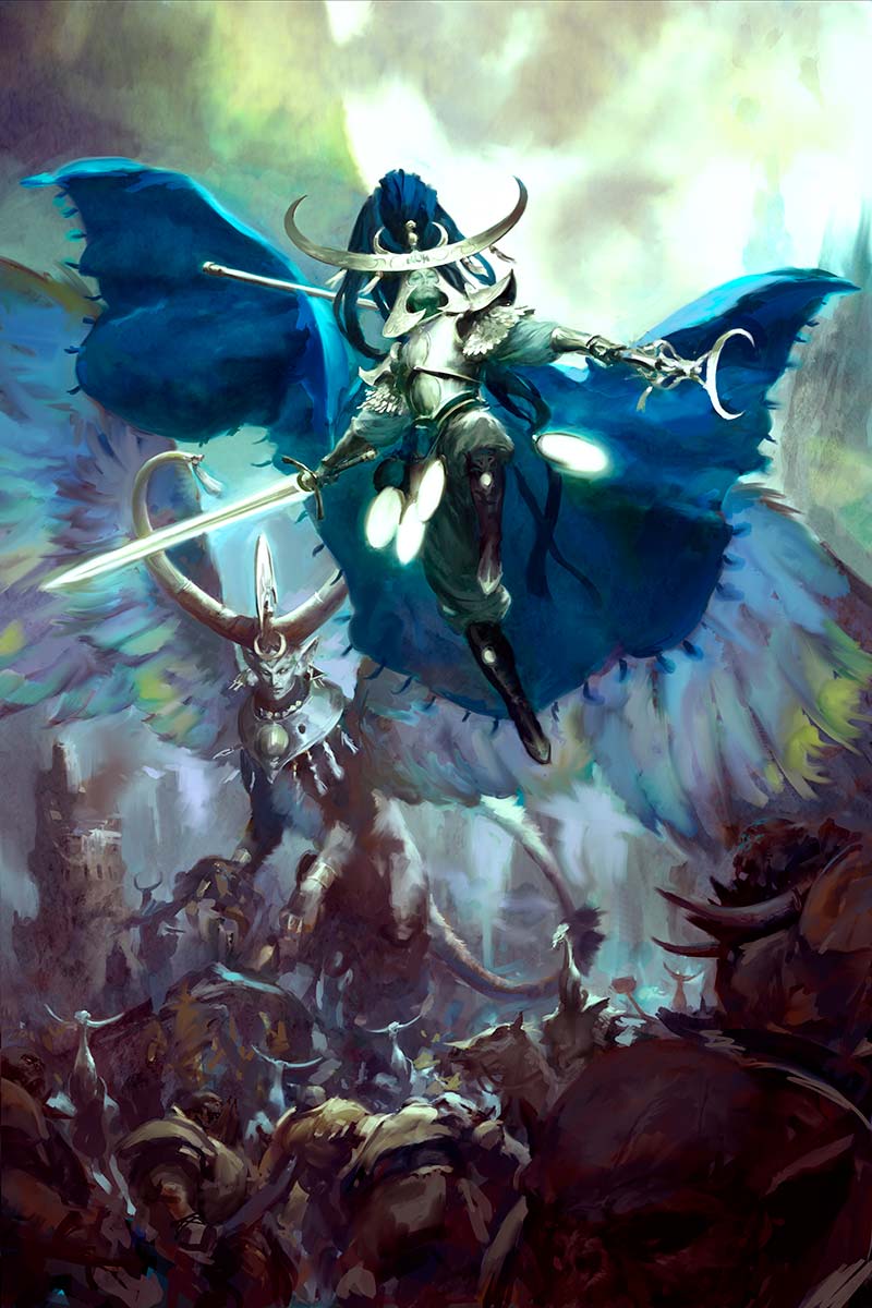 Archmage Teclis and Celennar, Spirit of Hysh - Image 2