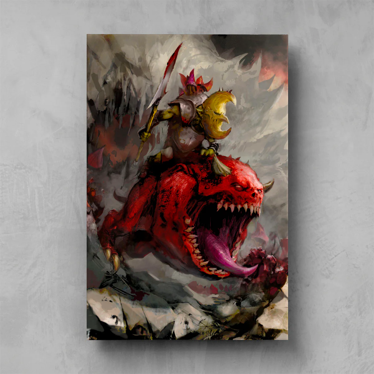 CHARGING LOONBOSS ON GIANT CAVE SQUIG - Image 7