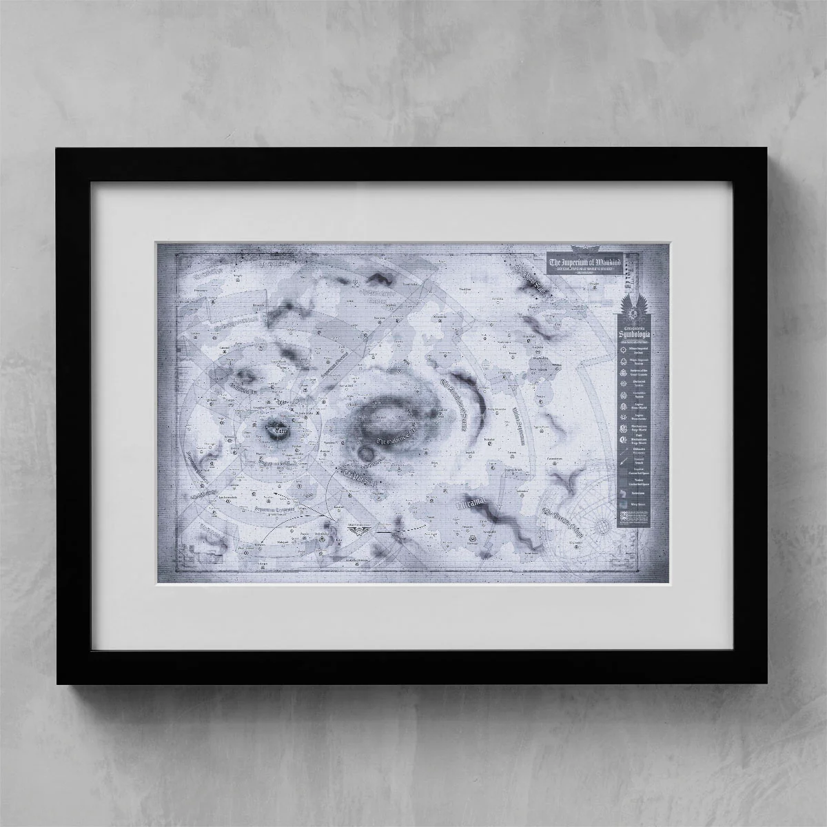Horus Heresy Map of the Imperium - Greyscale