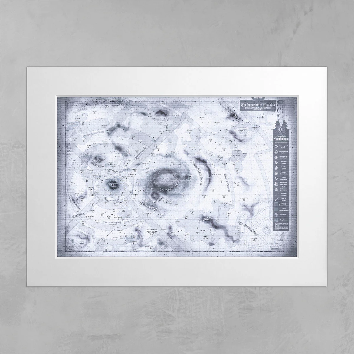Horus Heresy Map of the Imperium - Greyscale - Image 4