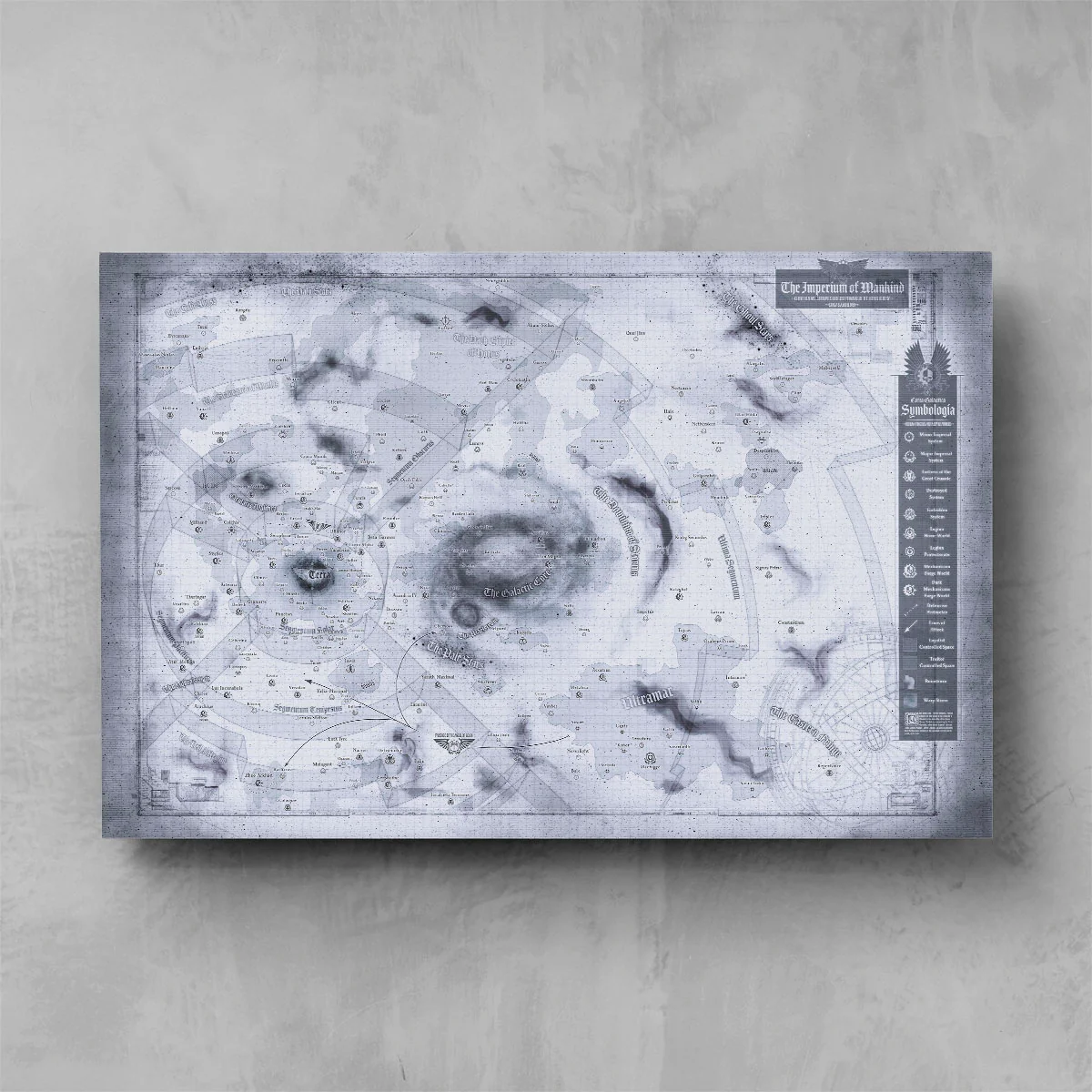 Horus Heresy Map of the Imperium - Greyscale - Image 7