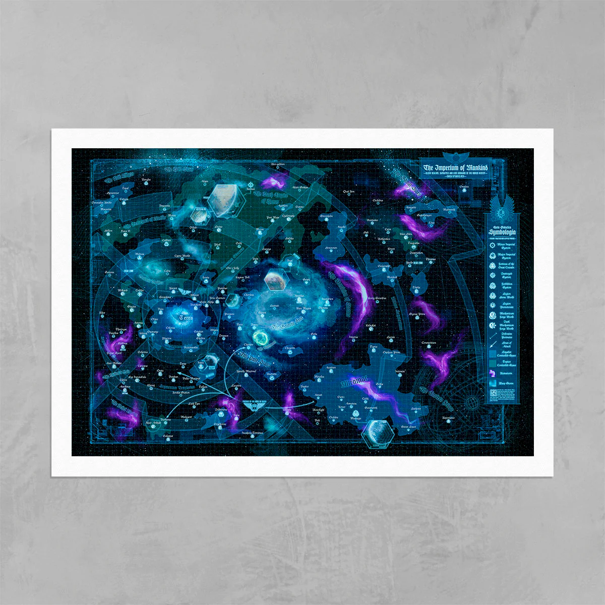 Horus Heresy Map of the Imperium - Planet Overlay - Image 3