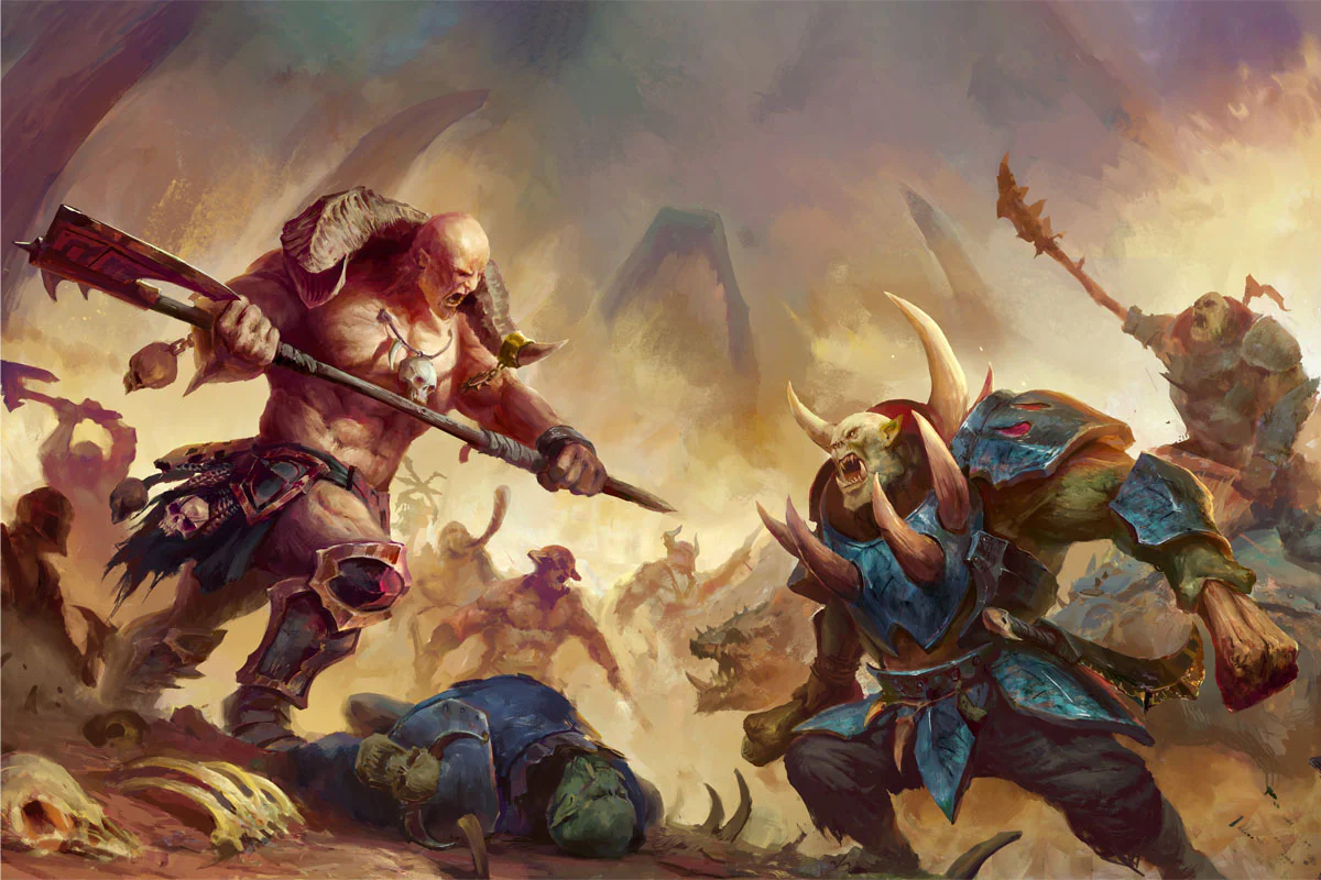Ironjawz Fighting Bloodbound - Image 2