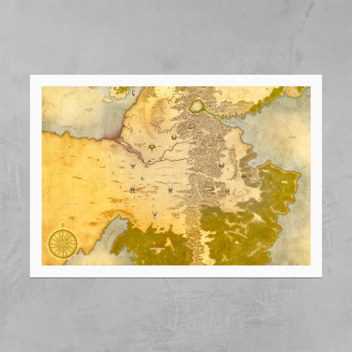 Map of the Old World - South - Image 3