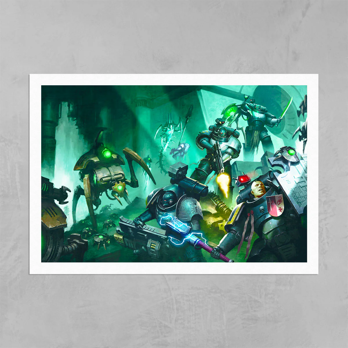 NECRONS FIGHTING DEATHWATCH - Image 3