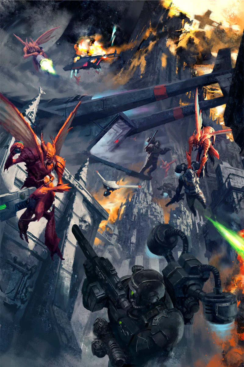 Tempestus Aquilons vs Vespid Stingwings - Image 2